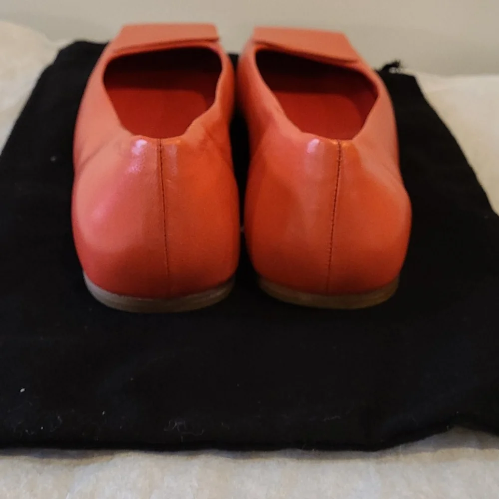 Vintage Jill Sander Square Toe Fold Flat Sz 36 - Picture 3 of 5